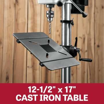 JET 15-Inch Benchtop Drill Press for Precise Drilling