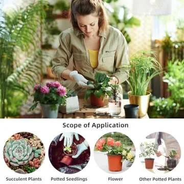 Plant Nursery Pots 100 Pcs for Seed Starting & Growth