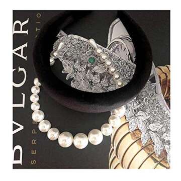 Womens Padded Headbands Fashion 2PCS Thick Velvet Pearl Vintage hair accessories Alice Band headband