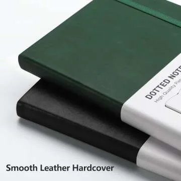 RETTACY Bullet Dotted Journal - Premium 2-Pack A5 Notebook