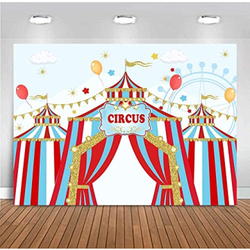 Fanghui 7x5ft Carnival Photography Backdrop - Perfect for Kids Birthday Parties!