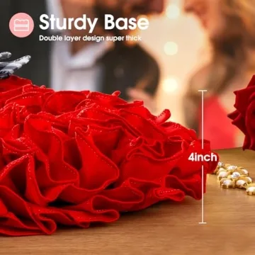 Heart-Shaped Wreath for Valentine's Day Decoration