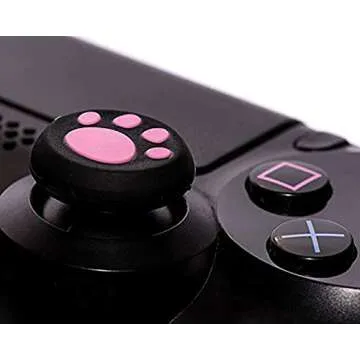 Vivi Audio Thumb Stick Grips Cap Cover Joystick Thumbsticks Caps for PS4 Xbox ONE Xbox 360 PS3 PS2 Pink Cat Dog Paw