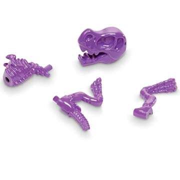 Play-Doh Slime Dino Crew Lava Bones Island Volcano Playset with HydroGlitz Eggs and Mix-ins, Dinosaur Toy for Kids 4 Years and Up, Non-Toxic