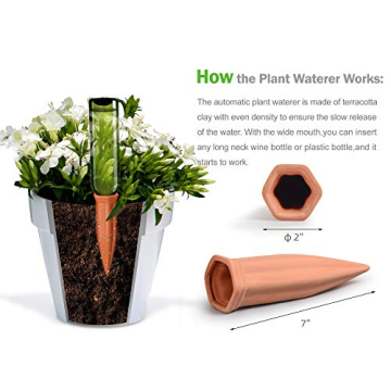 B SEPOR Terracotta Self-Watering Spikes for Plants