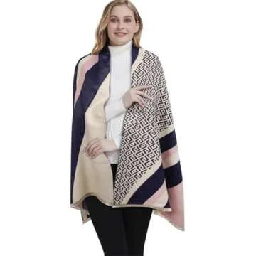 Luxurious EXTREE Pashmina Silky Shawl Wrap for Women