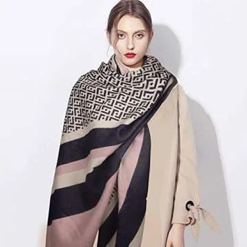 Luxurious EXTREE Pashmina Silky Shawl Wrap for Women
