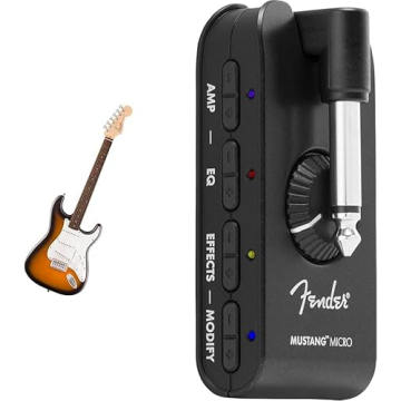 Fender Squier Debut Series Stratocaster Electric Guitar, Beginner Guitar, 2-Color Sunburst with Matt...