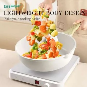 GiPP 14 Pcs Non Stick Cookware Set for Healthy Cooking