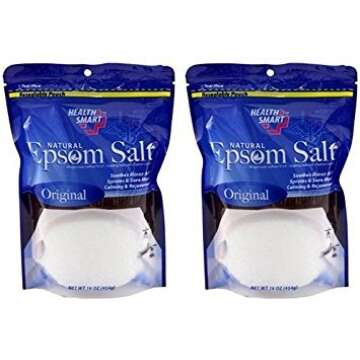 Natural Epsom Salt (Original) 16oz (2 Pack)