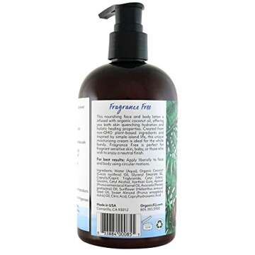 Coco Fiji Face & Body Lotion Infused With Coconut Oil | Lotion for Dry Skin | Moisturizer Face Cream...