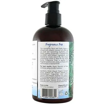 Coco Fiji Face & Body Lotion Infused With Coconut Oil | Lotion for Dry Skin | Moisturizer Face Cream...