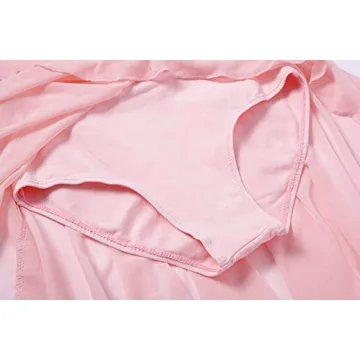 MdnMd Toddler Ballet Leotard for Girls with Ruffle Sleeves