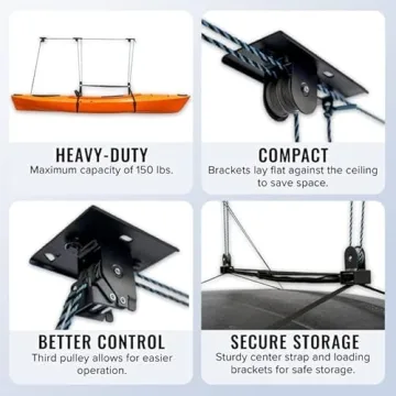 Teal Triangle Elite Cargo Box Storage & Ceiling Hoist