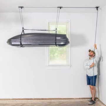 Teal Triangle Elite Cargo Box Storage & Ceiling Hoist