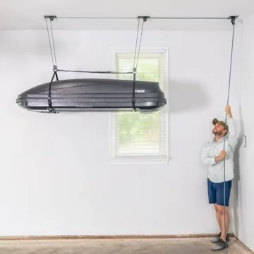 Teal Triangle Elite Cargo Box Storage & Ceiling Hoist