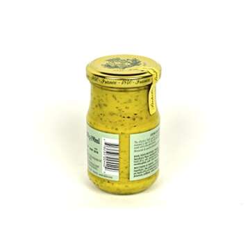 Edmond Fallot Dijon Mustard with Basil 7.2Oz Case