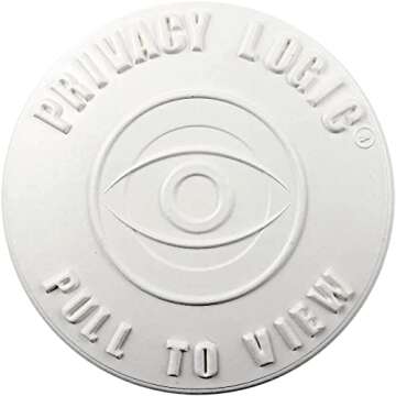 Speyeguard Portable Peephole Cover, White (with Logo), PXPL-WX-WX