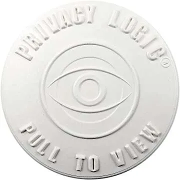 Speyeguard Portable Peephole Cover, White (with Logo), PXPL-WX-WX