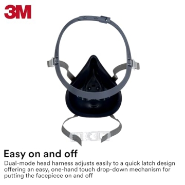 3M Half Facepiece Respirator 7502 for Safe Breathing