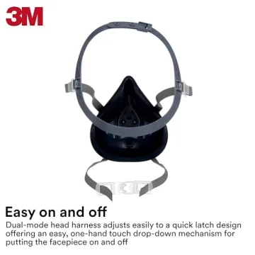 3M Half Facepiece Respirator 7502 for Safe Breathing