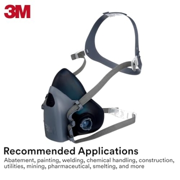 3M Half Facepiece Respirator 7502 for Safe Breathing