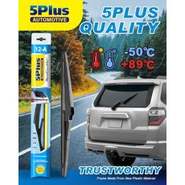 5 PLUS® 12 Inch Rear Wiper Blade for Various Vehicles