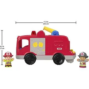 Musical Fire Truck Toy for Toddlers - Fisher-Price Little People