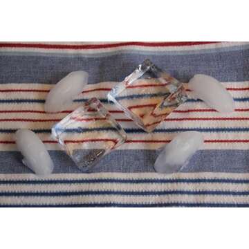 ClearlyFrozen High Capacity (10 x 2 Inch) Home Clear Ice Cube Tray/Ice Cube Maker