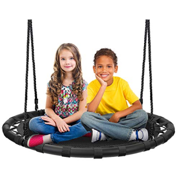 Sorbus Saucer Tree Swing - 40" Heavy Duty Kids Outdoor Swing