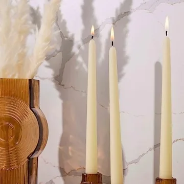 Bask Taper Candles: Elegant, Dripless & Unscented