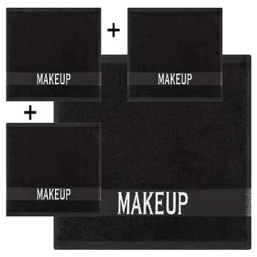 Luxurious 100% Cotton Makeup Remover Towels 4 Pack