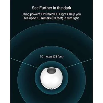 EZVIZ Indoor WiFi Security Camera, 2K+, Pan/Tilt, 340° Horizontal Rotation, Baby/Pet Monitor, IR Night Vision, Two-Way Talk, Motion Detection, Remote Control, Compatible with Alexa, C6N 4MP