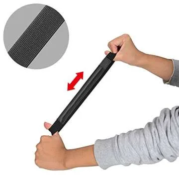 Doormoon Pencil Holder for Apple iPad 2018 (6th Gen)/ iPad Air/ 9.7 / Pro 9.7"/ Pro 10.5"/12.9"/Pro 12.9/,Detachable Elastic Apple Pencil 2nd Gen Leather Sleeve Pocket Pouch (Black)