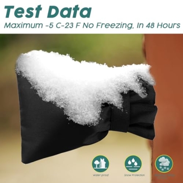 Winter Faucet Covers 2-Pack for Freeze Protection