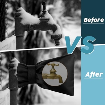 Winter Faucet Covers 2-Pack for Freeze Protection