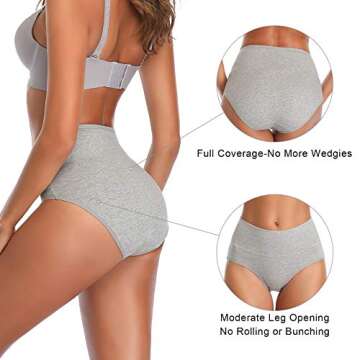 UMMISS Soft Cotton Postpartum Briefs for Comfort and Support