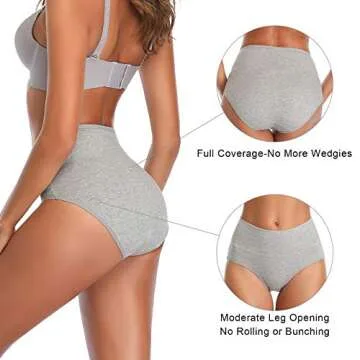 UMMISS Soft Cotton Postpartum Briefs for Comfort and Support