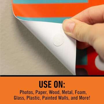 Gorilla Permanent Adhesive Dots, Double-Sided, 150 Pieces, 0.5" Diameter, Clear, (Pack of 1)