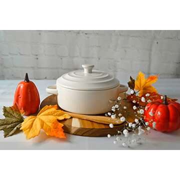 Elegant Brie Baker Set with Bamboo Spreader