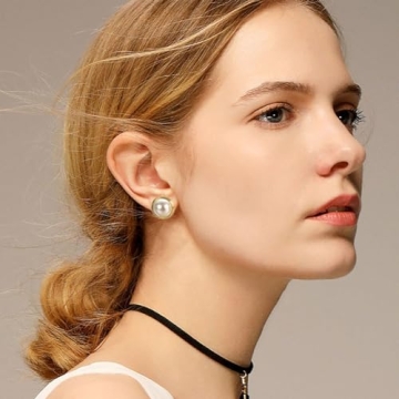 Yoursfs Elegant Clip-on Ivory Pearl Earrings for Women