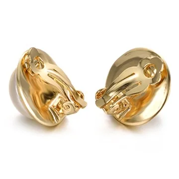 Yoursfs Elegant Clip-on Ivory Pearl Earrings for Women