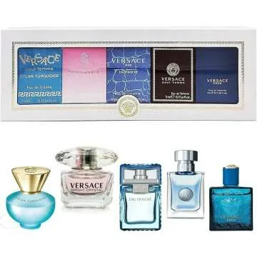 Versace Miniatures 5 Piece Gift Set for Unisex