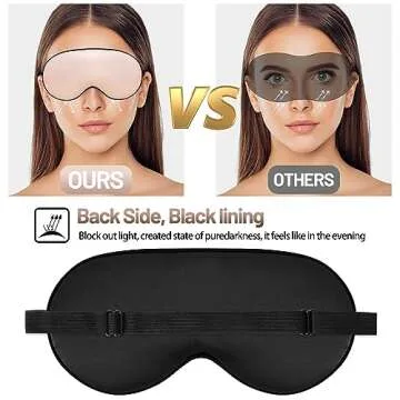 Comfortable Silk Eye Sleep Mask for Peaceful Sleep