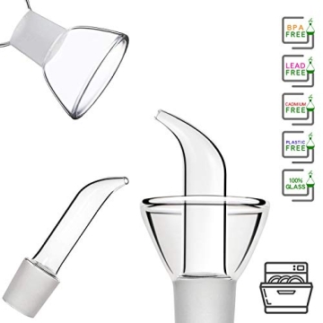 HAIZEEN Elegant Olive Oil Dispenser - No Drip, Easy Fill