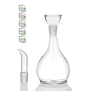 HAIZEEN Elegant Olive Oil Dispenser - No Drip, Easy Fill