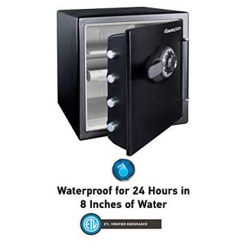 SentrySafe Fireproof Waterproof Safe, 1.23 Cubic Feet