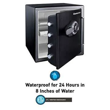 SentrySafe Fireproof Waterproof Safe, 1.23 Cubic Feet