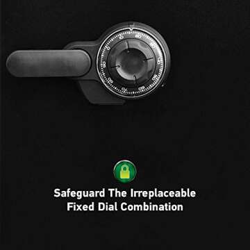 SentrySafe Fireproof Waterproof Safe, 1.23 Cubic Feet