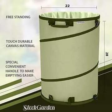 Collapsible 45 Gallon Garden Bag - Durable & Versatile 